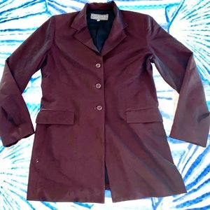 VINTAGE Alex Garfield Dark Purple Iridescent Blazer